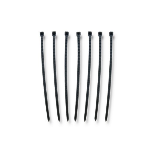 Qoltec Sťahovacie pásky/sťahovacie pásky 2,5 * 100 mm Nylon66 UV čierna
