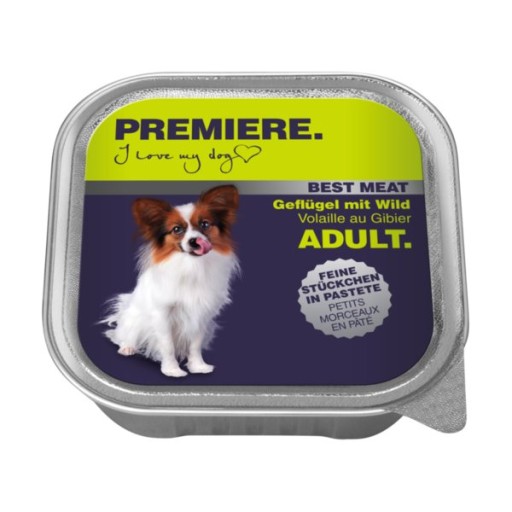 Premiere Mini jedlo z hydiny a zveriny pre dospelých 100 g