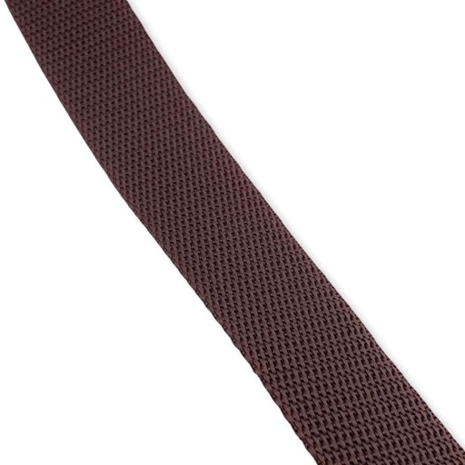 NOSNÁ PÁSKA hnedý polypropylénový popruh 40mm