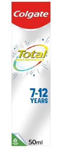 COLGATE zubná pasta 50ml TOTAL Junior (7-12)