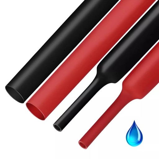 7,9 mm zmršťovacia trubica s červeným lepidlom