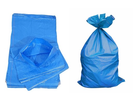 PEVNÉ tkané TAŠKY 50x80cm 30kg NA UHĽNÉ ZRNKO Poľnohospodárska suť 25 ks