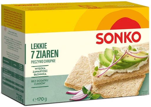 Sonko Chlieb svetlý 7zrnný 170g x2