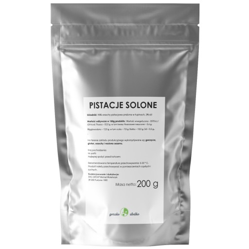 PISTÁCIE SLANÉ chutná maškrta 0,2 kg