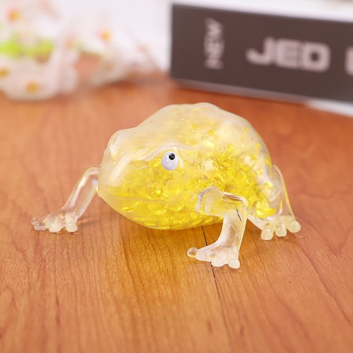 GNIOTEK GEL FAREBNÝ ŽABA ANTISTRESOVÝ SENZORY SQUISH PRANK JOKE