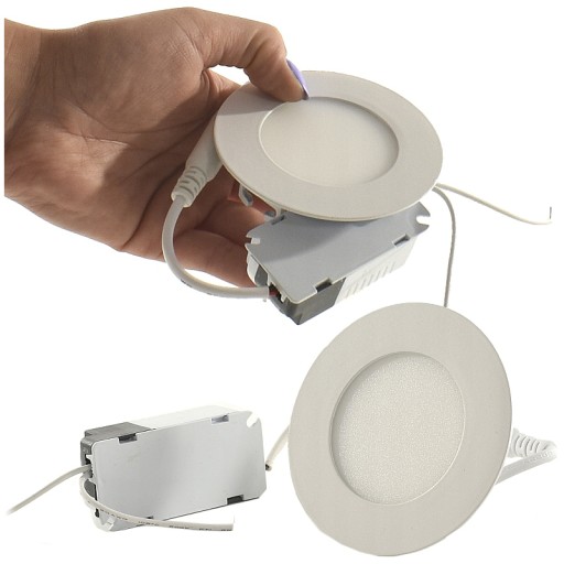 PLOCHÁ LAMPA STROPNÝ PANEL LED 3W NAPÁJANIE
