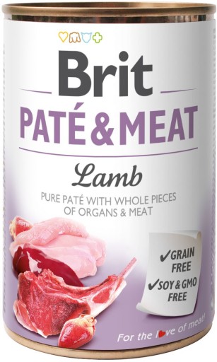 BRIT Paté & Meat Lamb - plechovka 400 g
