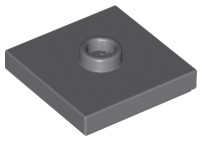 Lego New Dark Blueish Grey Plate Modified 2x2 Jumper 87580