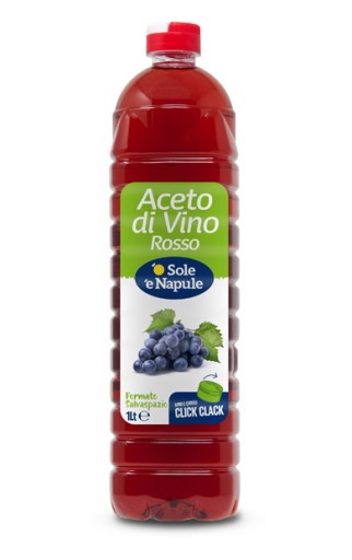 Taliansky červený vínny ocot O Sole e Napule 1 liter
