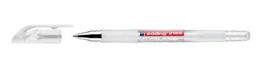 EDDING 2185 gélová jemná linka, BIELA