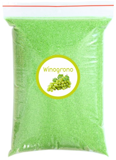 Zelený hroznový cukor 500 g 0,5 kg Hrozno na bavlnu Bavlna Farebný Doypack