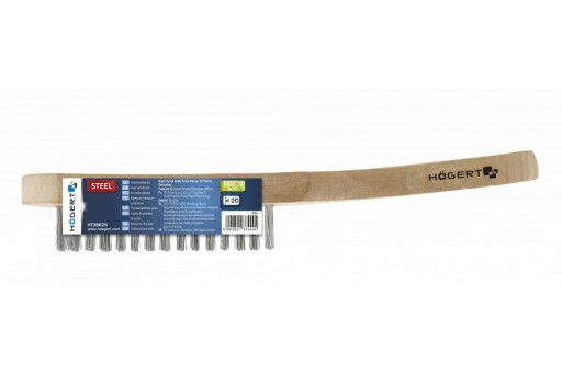 Oceľová kefa 5x15 Hogert HT3B625