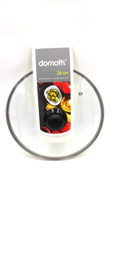 Sklenená pokrievka s prieduchom 26 cm DOMOTTI