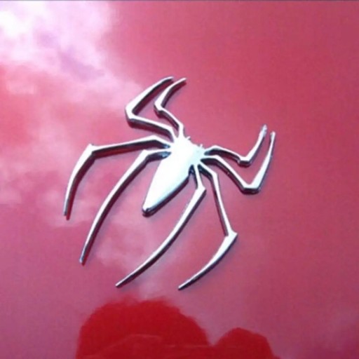 3D Spider Man Emblem Spider Tuning Chrome Tuning