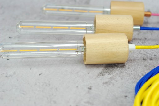 Dekoratívna podlhovastá LED žiarovka cencúľ žiarovka loft retro pavúk lampa DIY