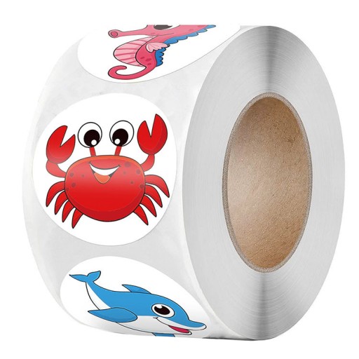 Motivačné nálepky pre deti, 100 kusov, 2,5 cm