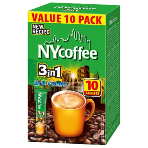 Instantný kávový nápoj 3v1 3v1 Írska káva NYcoffe 10ks