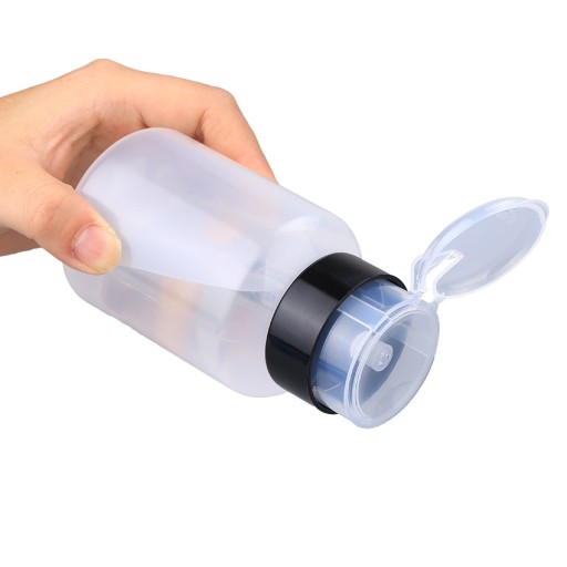 Dávkovacia fľaša s pumpičkou na tekutiny s uzáverom - 250ml