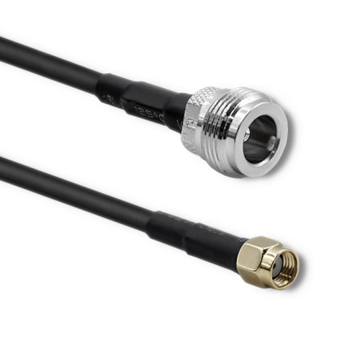 Koaxiálny kábel Qoltec RG58 N samica RP-SMA