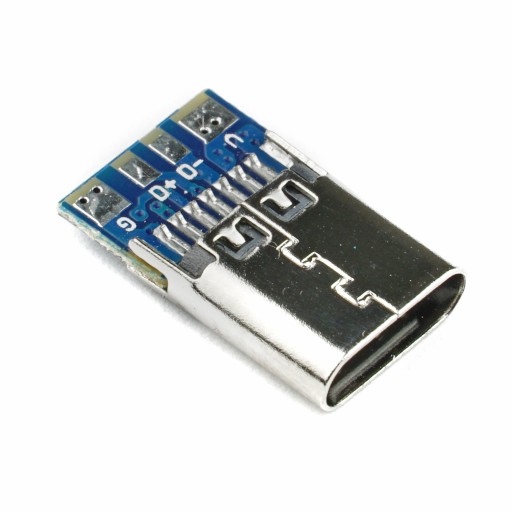Konektor USB-C Jack Plug samica k USB 3.1 PCB
