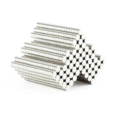 VALEC NEODYMOVÝ MAGNET 3x1 mm SILNÝ, okrúhly, kotúčový, HUNTER - 100 KS