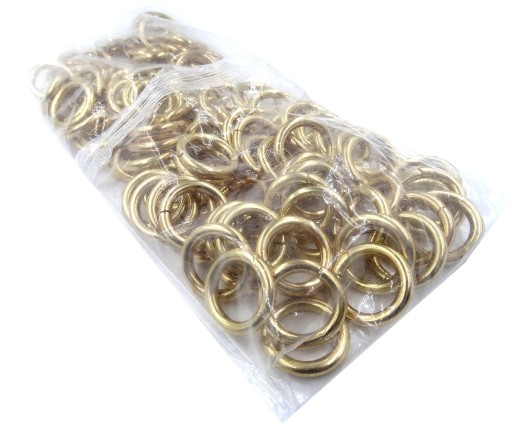 Prsteň 25 GOLD 10ks na koženú kabelku 18437