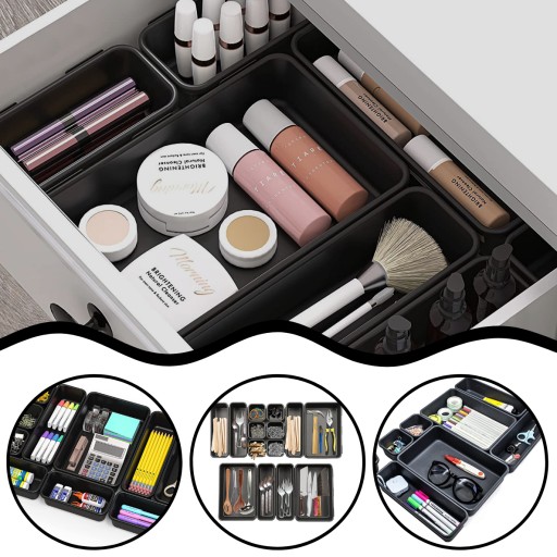 8X ORGANIZÁTOR ZÁSUVKY NA PRÍBORY VLOŽKA ORGANIZÁTORA DO KUCHYNE