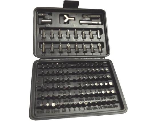 Torx imbusové bity do skrutkovačov, sada 100 kusov, skrutkovací bit
