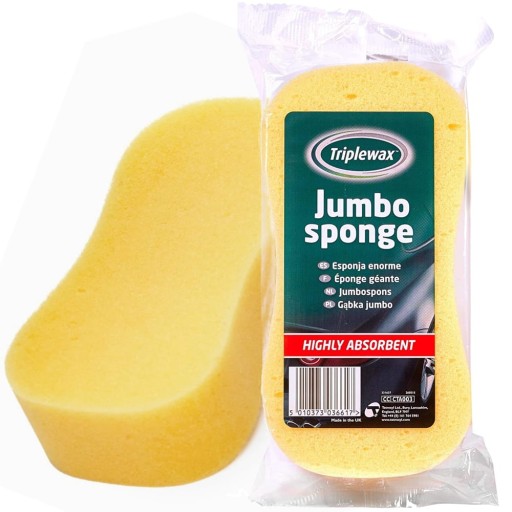 Jumbo špongia do auta VEĽKÁ Jumbo špongia na špinu, farbu, okná, ráfiky a pneumatiky