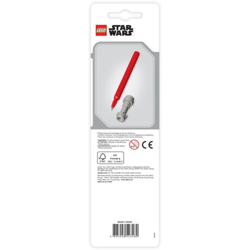 LEGO STAR WARS GÉLOVÉ PERO SVETELNÝ MEČIC ČIERNA