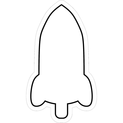 Vykrajovač na sušienky Cosmos Rocket 1
