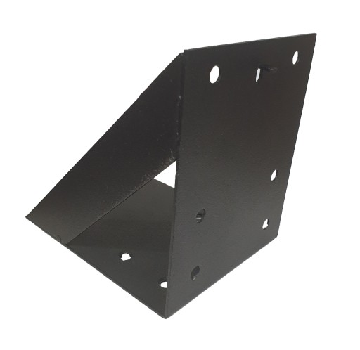 UHOL POSTELE čierny 125x125x100