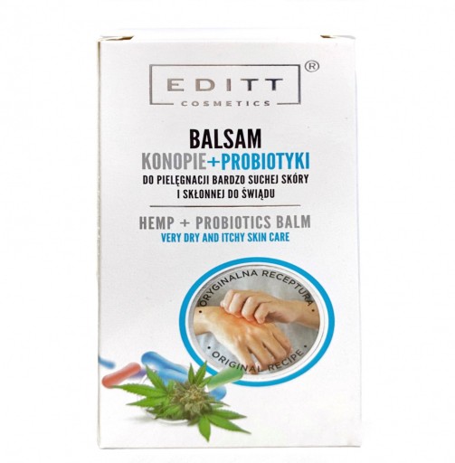 KONOPNÝ + PROBIOTICKÝ BALZAM PRE VEĽMI SUCHÚ POKOŽKU