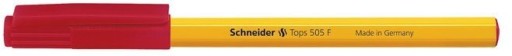 ČERVENÉ tradičné olejové guľôčkové pero SCHNEIDER TOPS 505F