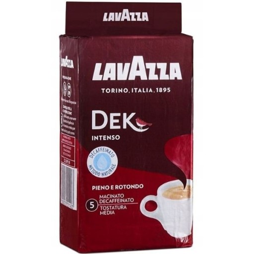 Lavazza Dek Intenso mletá káva bez kofeínu 250g