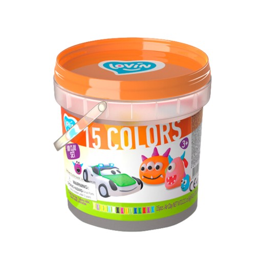 Modelovacia sada Playdough, plastelína, plastelína, 15 farieb
