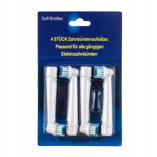 Hlavice zubnej kefky Oral-B Braun SB17-A 4 ks.