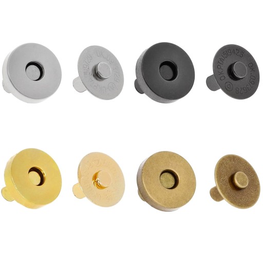 MAGNETICKÁ SVORKA Ø 18 mm - NIKEL - STRIEBORNÁ
