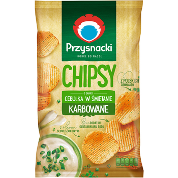 1x 80g PrzySNacki Šošovicové chrumky s cibuľou a smotanou
