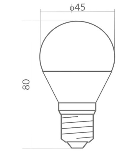 LED guľová žiarovka s veľkým závitom E27 10W (90W) 3000K teplá farba