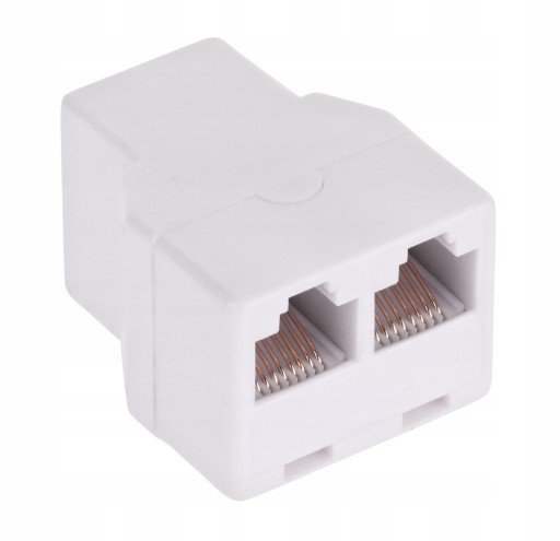 Rozdeľovač zásuviek RJ45 - 2 x zásuvka