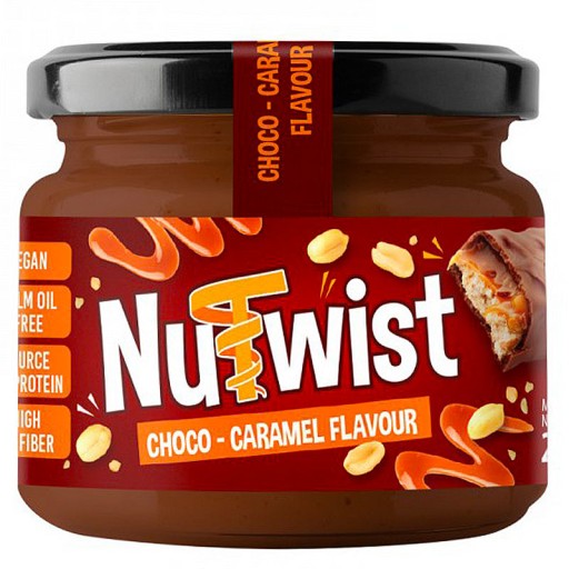 Nutwist - Orieškový krém s príchuťou čokoládovo-karamelovej tyčinky od kúska