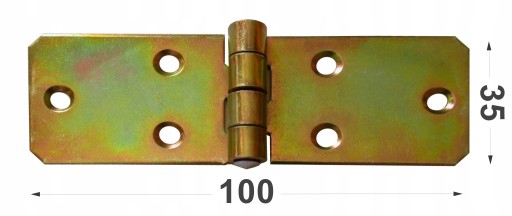 STAVEBNÝ PÁNT PRE DVERE 35 x 100 ZINK.