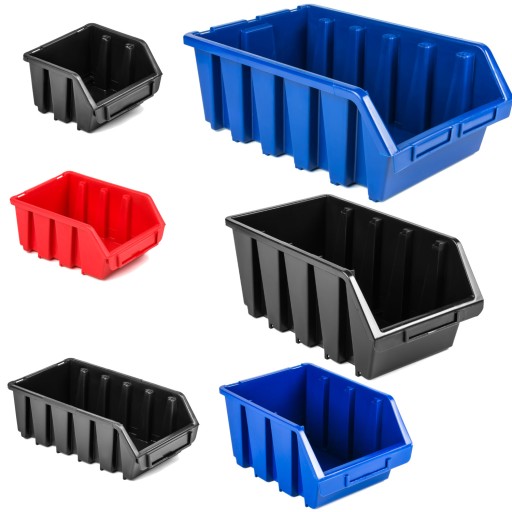 10 x organizér na odpadky čierny 115x115x75