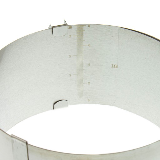Nastaviteľná tortová alebo tortová forma, 8 cm