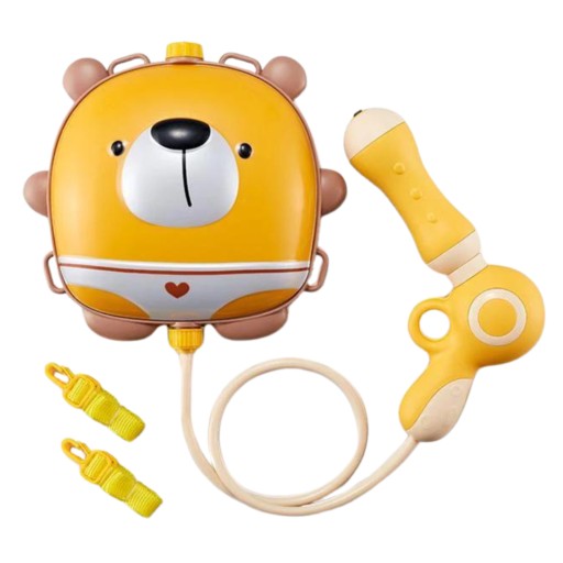 Vodná pištoľ s batohom Teddy Bear s veľkou nádržou, nastaviteľným popruhom na pištoľ