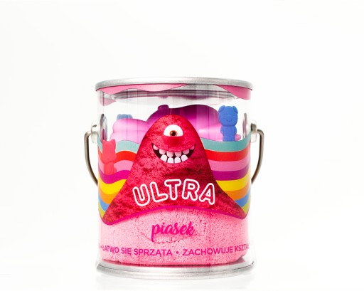 UltraPiasek plechovka 140g ružová