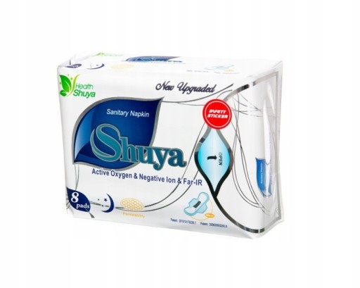 Nočné hygienické vložky Shuya Health 8 ks