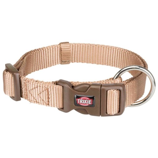 Prémiový golier, XS–S: 22–35 cm/10 mm, farba karamelová