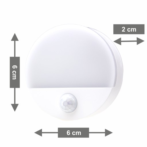BEZDRÔTOVÁ LED SCHODISKOVÁ NOČNÁ LAMPA SÚMRAK SNÍMAČ POHYBU JE V PREVÁDZKE
